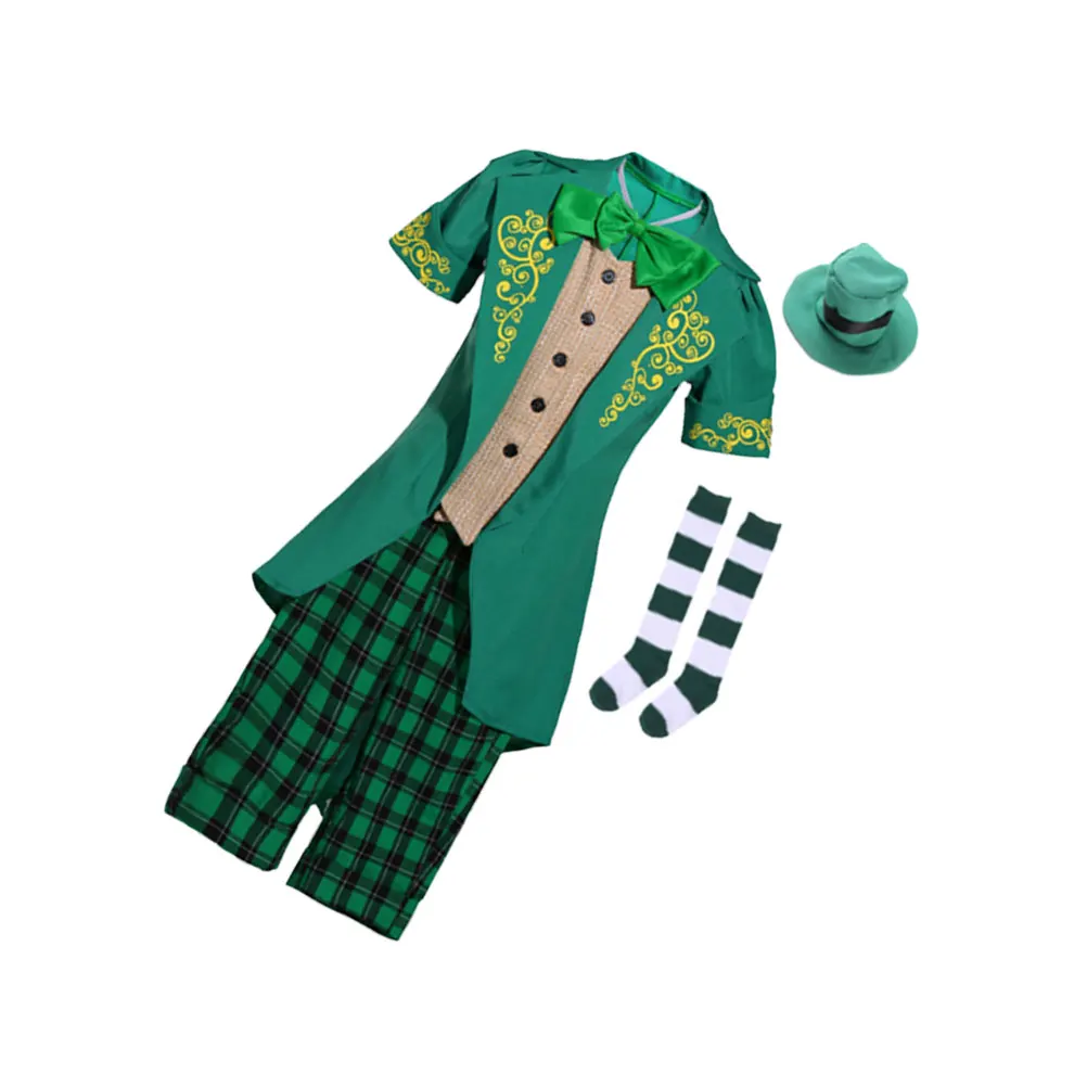 Kids Leprechaun Costume Outfit Patrick's Day Elf Suit Halloween Fancy Party Dress Green Clover Style Comfortable Easy
Kids Leprechaun Costume Outfit Patrick's Day Elf Suit Halloween Fancy Party Dress Green Clover Style Comfortable Easy