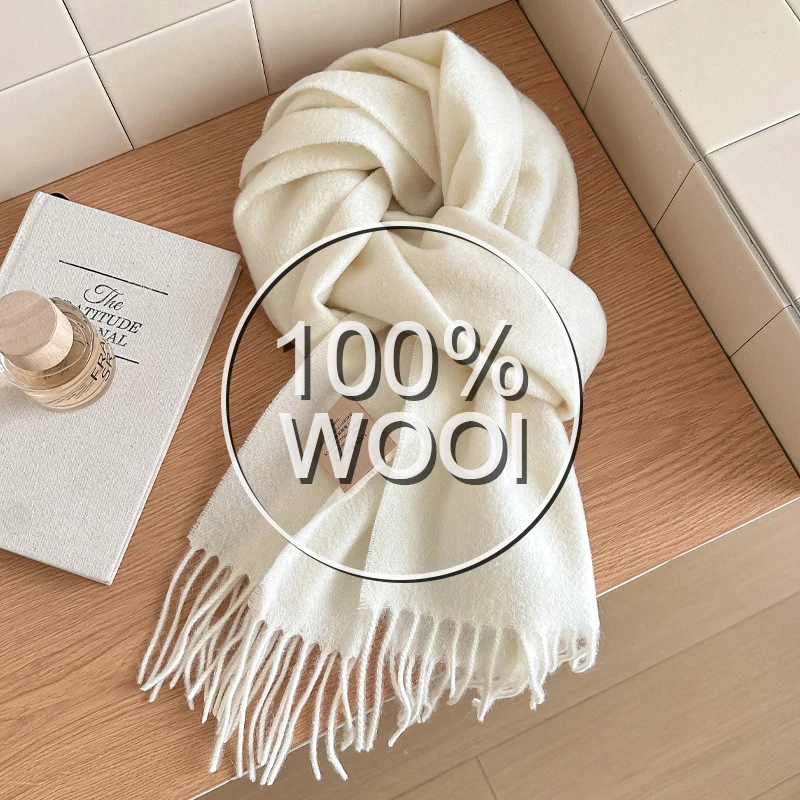 Winter 31 Solid Color 100% Wool Scarf Men's and Women's Shawl Wraps Universal Scarves Warm and Cold Proof Hot Selling Scarf
Winter 31 Solid Color 100% Wool Scarf Men's and Women's Shawl Wraps Universal Scarves Warm and Cold Proof Hot Selling Scarf