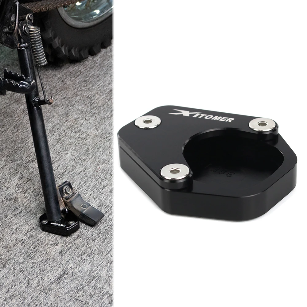 Motorcycle Accessories CNC Kickstand Side Stand Extension Enlarger Plate Pad XR150L XR 150L 2014-2025 XR125L 2010-2013 For Honda
Motorcycle Accessories CNC Kickstand Side Stand Extension Enlarger Plate Pad XR150L XR 150L 2014-2025 XR125L 2010-2013 For Honda