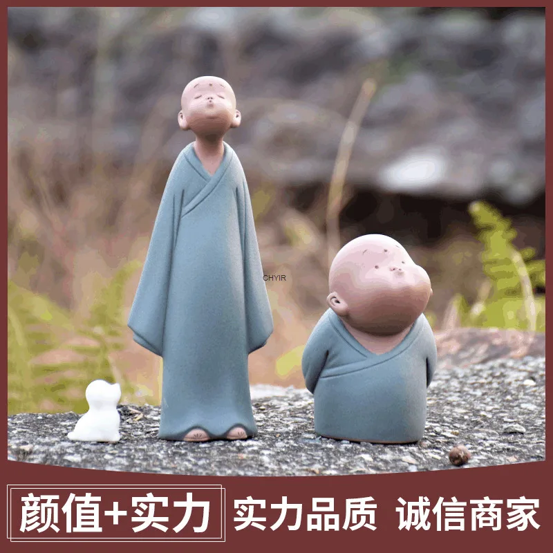 Керамический декор для дома из фиолетовой глины: милый маленький монах Ша Ми — украшение для книжной полки
Керамический декор для дома из фиолетовой глины: милый маленький монах Ша Ми — украшение для книжной полки