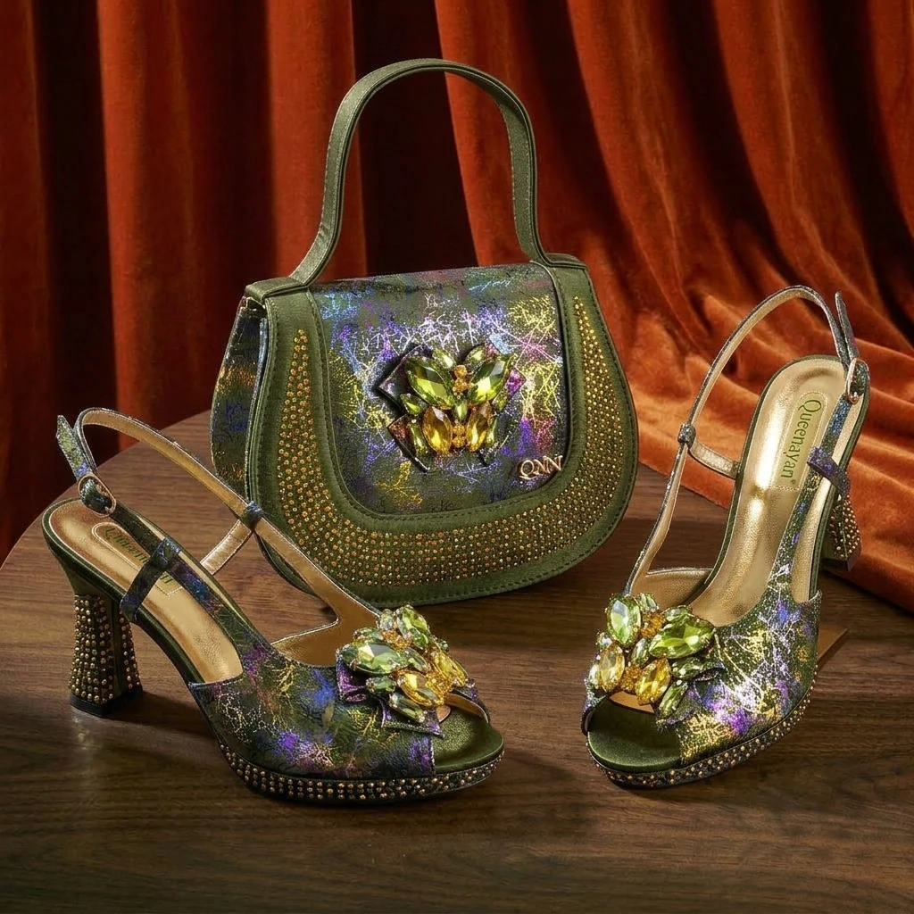 2026 Essential for Banquets High Quality Designer Luxury Shoes and Bag Exquisite HandBag with Peep Toe Shoes Sexy High-Heeled
2026 Essential for Banquets High Quality Designer Luxury Shoes and Bag Exquisite HandBag with Peep Toe Shoes Sexy High-Heeled