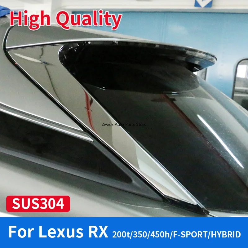 Rear Window Spoiler Trim Strip Fit for Lexus RX 450h 200t 350 Quality Stainless Steel Sticker for Car Exterior Modification Kit
Rear Window Spoiler Trim Strip Fit for Lexus RX 450h 200t 350 Quality Stainless Steel Sticker for Car Exterior Modification Kit