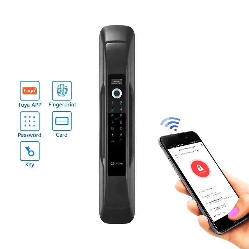 Orbita P8030 App, пароль, блокировка отпечатком пальца, для квартиры, отеля, дома, Wi-Fi, цифровой смарт-замок двери с ЖК-экраном, показывающий крик
Orbita P8030 App, пароль, блокировка отпечатком пальца, для квартиры, отеля, дома, Wi-Fi, цифровой смарт-замок двери с ЖК-экраном, показывающий крик