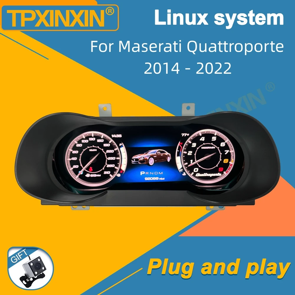 For Maserati Quattroporte 2014 - 2022 Digital Cluster Car LCD Dashboard Panel Virtual Cockpit Instrument Speedometer Head Unit
For Maserati Quattroporte 2014 - 2022 Digital Cluster Car LCD Dashboard Panel Virtual Cockpit Instrument Speedometer Head Unit
