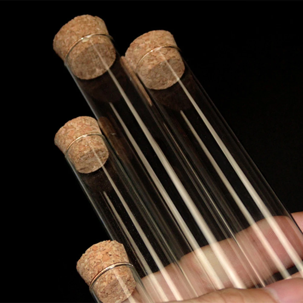 25pcs Plastic Test Tubes Cork Stoppers Clear Scientific Experiment Storage Liquid Powder Plants Lab Supplies Test Tube 
25pcs Plastic Test Tubes Cork Stoppers Clear Scientific Experiment Storage Liquid Powder Plants Lab Supplies Test Tube