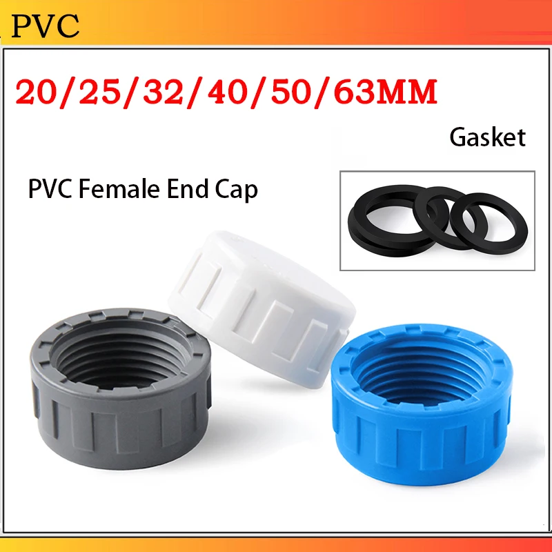 20-60mm PVC Female End Cap Aquarium Fish Tank Drain Cap Hand Screwed Cap Garden Irrigation Pipe Connector Water Tube Cap1-100pc
20-60mm PVC Female End Cap Aquarium Fish Tank Drain Cap Hand Screwed Cap Garden Irrigation Pipe Connector Water Tube Cap1-100pc