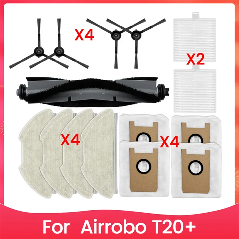 Стильные сменные аксессуары для Airrobo T20 +, детали робота-пылесоса, основные боковые щетки, фильтры HEPA, мешки для пыли, подушечки для швабры
Стильные сменные аксессуары для Airrobo T20 +, детали робота-пылесоса, основные боковые щетки, фильтры HEPA, мешки для пыли, подушечки для швабры
