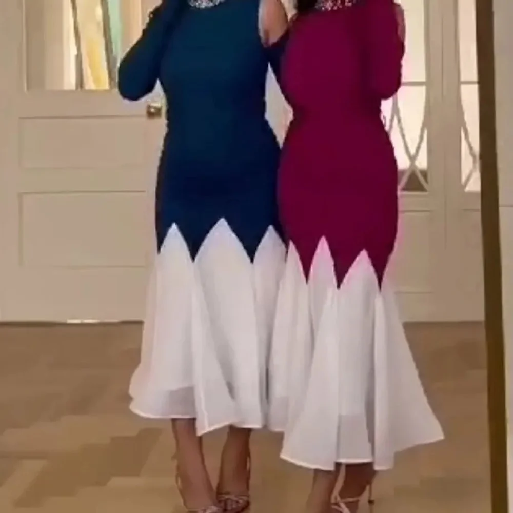 Mignon Satin A-line Scoop Neckline Populer Prom Gown Ruffle Tea-length Formal Elegant Evening Party Dress for Women 2023
Mignon Satin A-line Scoop Neckline Populer Prom Gown Ruffle Tea-length Formal Elegant Evening Party Dress for Women 2023