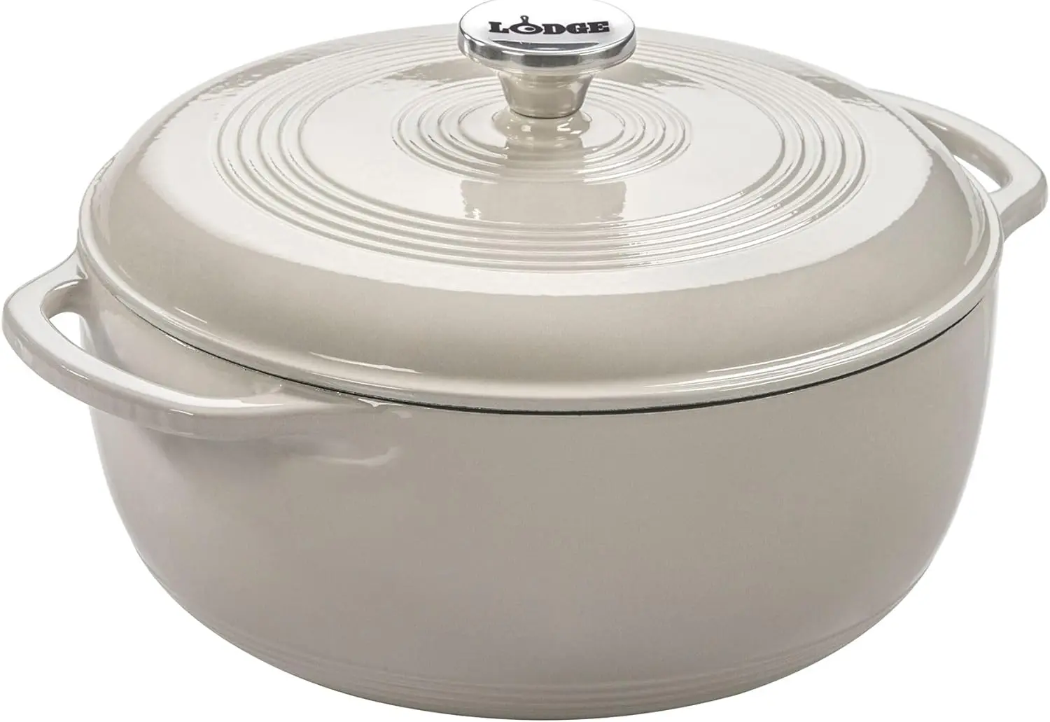 6 Quart Enamel Cast Iron Dutch Oven for Bread Baking, Braising, Slow Cooking, Oyster White
6 Quart Enamel Cast Iron Dutch Oven for Bread Baking, Braising, Slow Cooking, Oyster White
