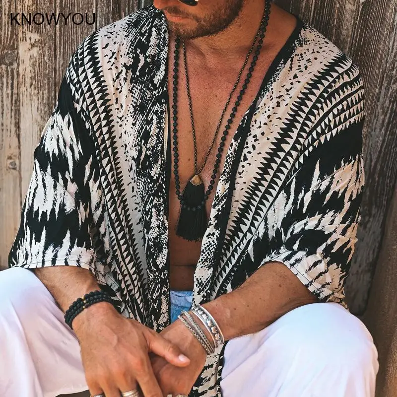 New Retro National Style Holiday Cardigan Shirt Bohemian Travel Shawl Men's Cardigan Charm Beach Sunscreen Shirt Capes
New Retro National Style Holiday Cardigan Shirt Bohemian Travel Shawl Men's Cardigan Charm Beach Sunscreen Shirt Capes