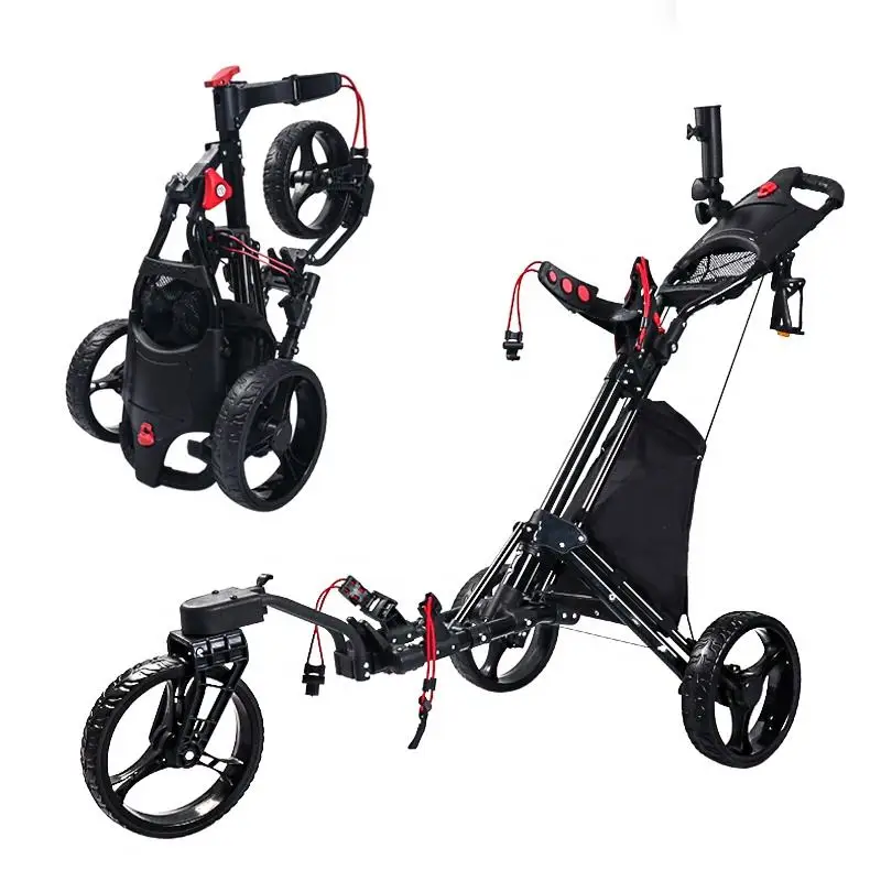 Hot Sale New Folding Aluminum Golf Trolley 3-wheel Golf Cart Golf Trike
Hot Sale New Folding Aluminum Golf Trolley 3-wheel Golf Cart Golf Trike