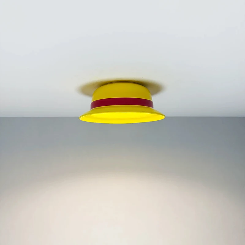 Yellow Ceramic Hat Ceiling Lamps Corridor Aisle Lamp Creative Warm Baby Room Nursery Children's Room Bedroom Decor Ceiling Light
Yellow Ceramic Hat Ceiling Lamps Corridor Aisle Lamp Creative Warm Baby Room Nursery Children's Room Bedroom Decor Ceiling Light