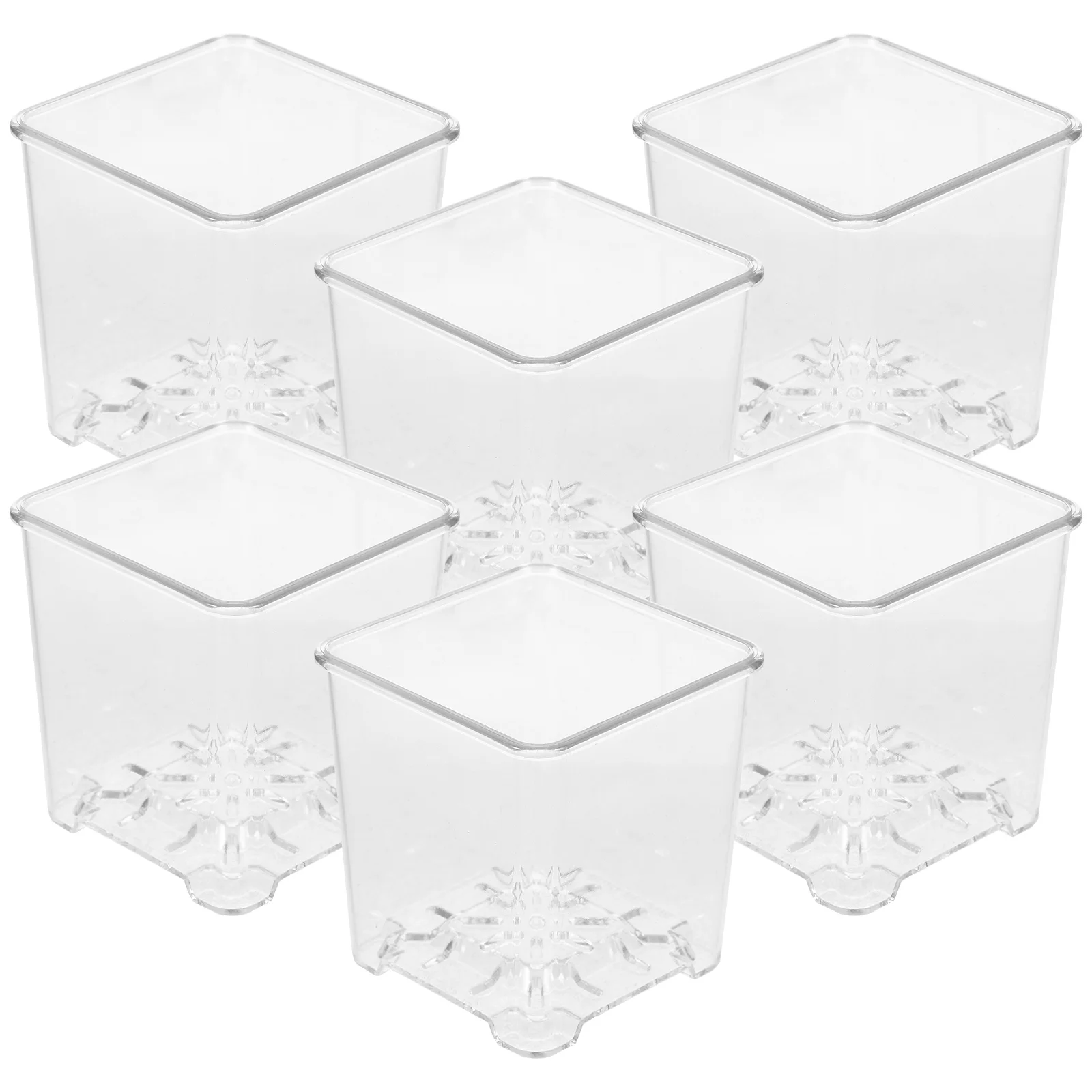 6 Pcs Plastic Orchid in Flower Pot Clear Acrylic Pots for Plants Without Orchids Transparent Nursery
6 Pcs Plastic Orchid in Flower Pot Clear Acrylic Pots for Plants Without Orchids Transparent Nursery