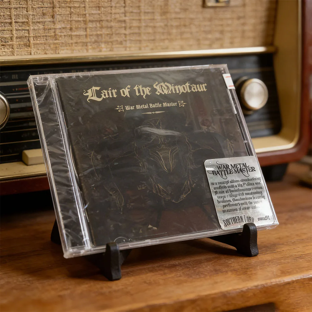 CD This Is The Album "War Metal Battle Master" By The American Sludge Metal/war Metal Band Lair of The Minotaur, with A Dark
CD This Is The Album "War Metal Battle Master" By The American Sludge Metal/war Metal Band Lair of The Minotaur, with A Dark