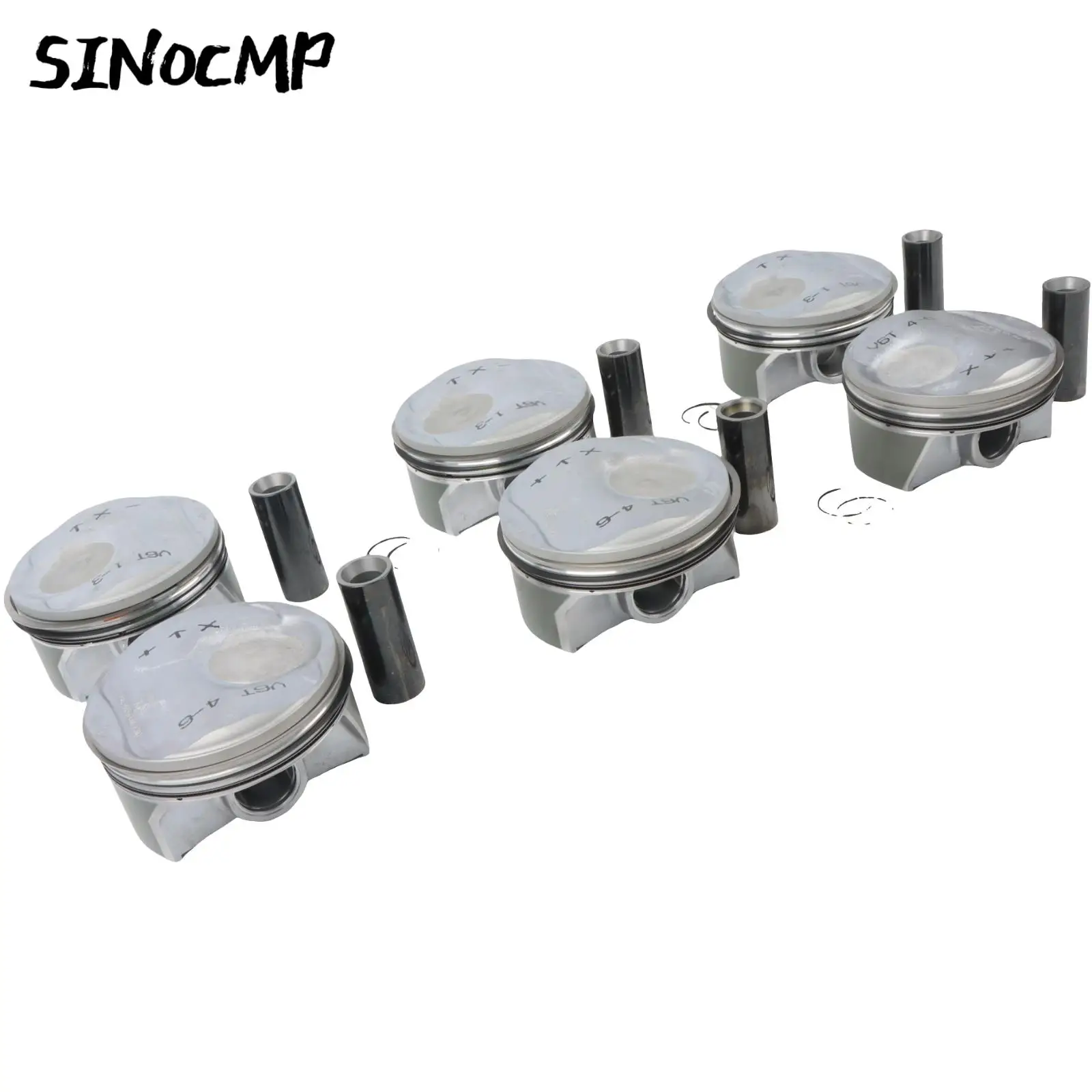 6 Pcs Pistons Rings Set Φ96mm 94610306007 94610306107 For Porsche Macan Panamera S 4S 3.0T V6 970 95B STD Automobile Parts
6 Pcs Pistons Rings Set Φ96mm 94610306007 94610306107 For Porsche Macan Panamera S 4S 3.0T V6 970 95B STD Automobile Parts