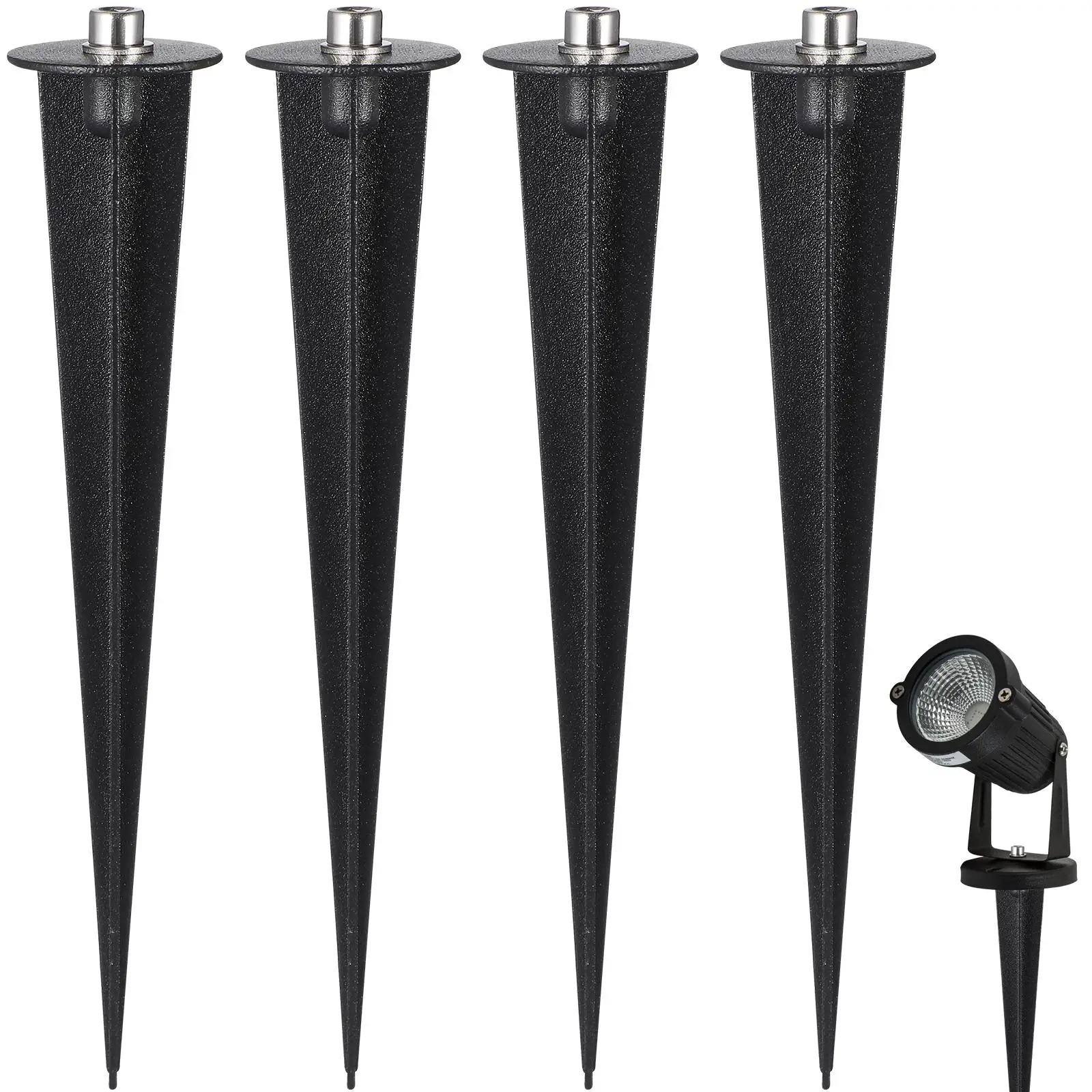 8 Pcs Wall Light Solar Ground Plug Stakes for Outdoor Lights Spotlights Black Garden Lamp
8 Pcs Wall Light Solar Ground Plug Stakes for Outdoor Lights Spotlights Black Garden Lamp