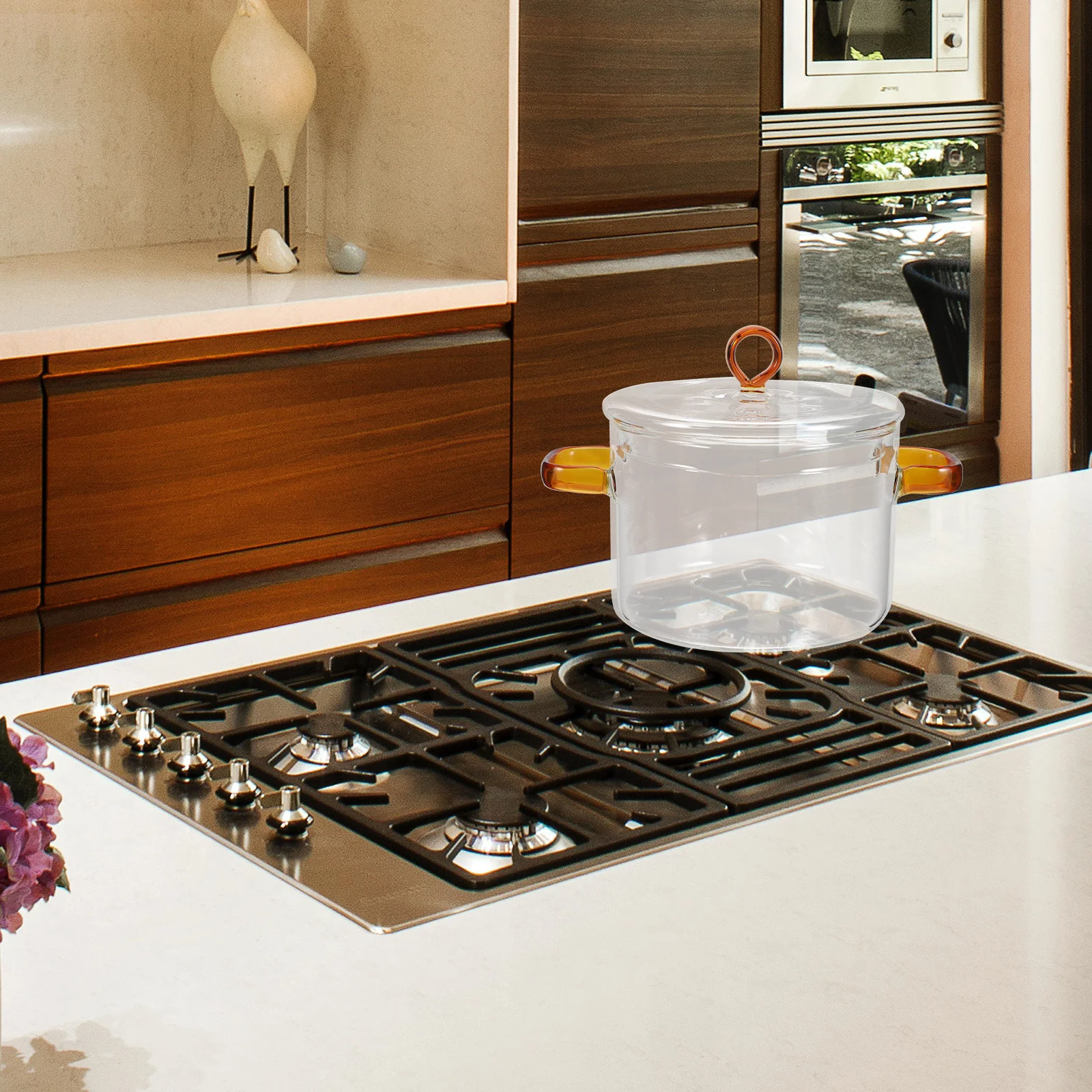 Heat Resistant Glass Stew Pot Kitchen Cooking Pot for Soup Clear Cookware with Lid Easy Clean for Kitchen
Heat Resistant Glass Stew Pot Kitchen Cooking Pot for Soup Clear Cookware with Lid Easy Clean for Kitchen