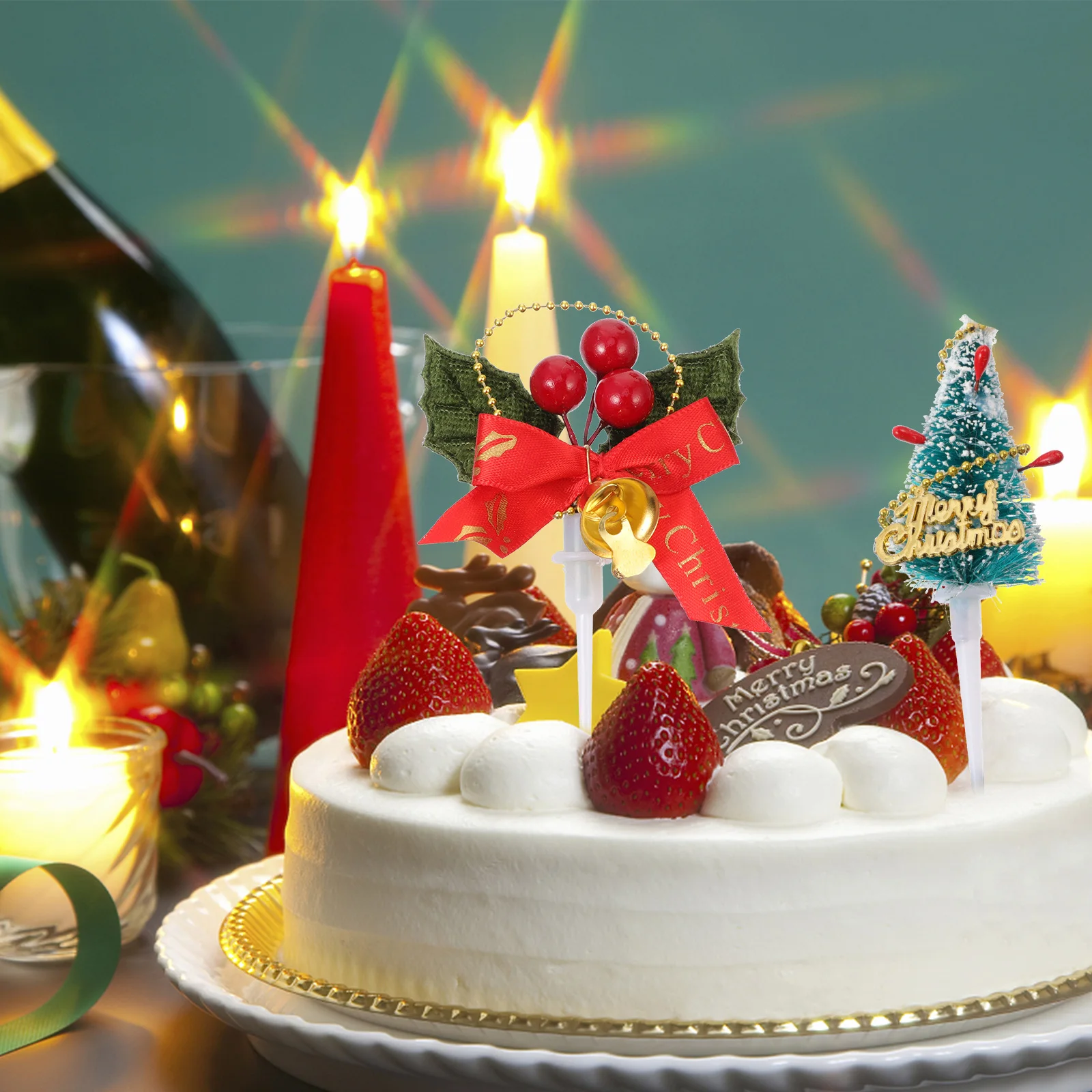20Pcs Christmas Cake Topper Cake Insert Cards for Party Decoration Baking Dessert Picks Baking Decorations
20Pcs Christmas Cake Topper Cake Insert Cards for Party Decoration Baking Dessert Picks Baking Decorations