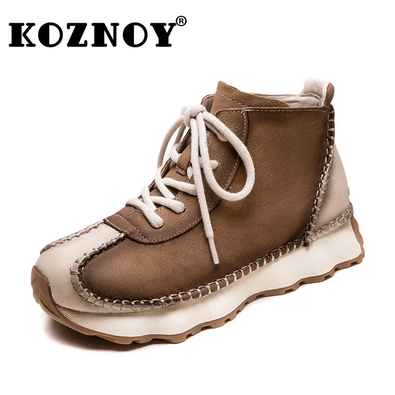 Koznoy 2.5cm Natural Cow Suede Genuine Leather Ankle Booties Moccasins Autumn Motorcycle Women Boots Ladies Fashion Spring Shoes
Koznoy 2.5cm Natural Cow Suede Genuine Leather Ankle Booties Moccasins Autumn Motorcycle Women Boots Ladies Fashion Spring Shoes