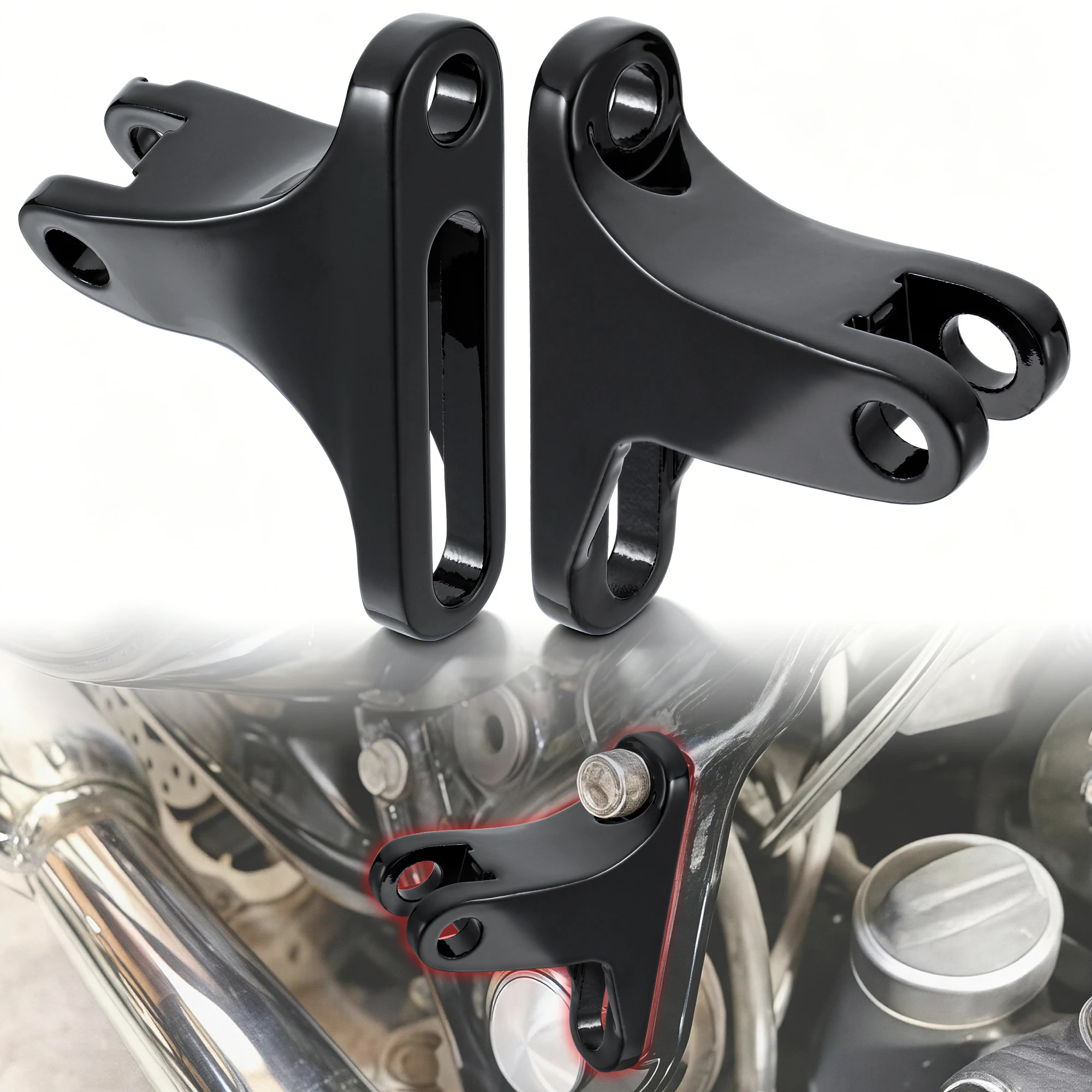 Touring Passenger Foot Peg Bracket Kit for Harley Road King Electra Glide Street Glide Road Glide 2009-2023
Touring Passenger Foot Peg Bracket Kit for Harley Road King Electra Glide Street Glide Road Glide 2009-2023