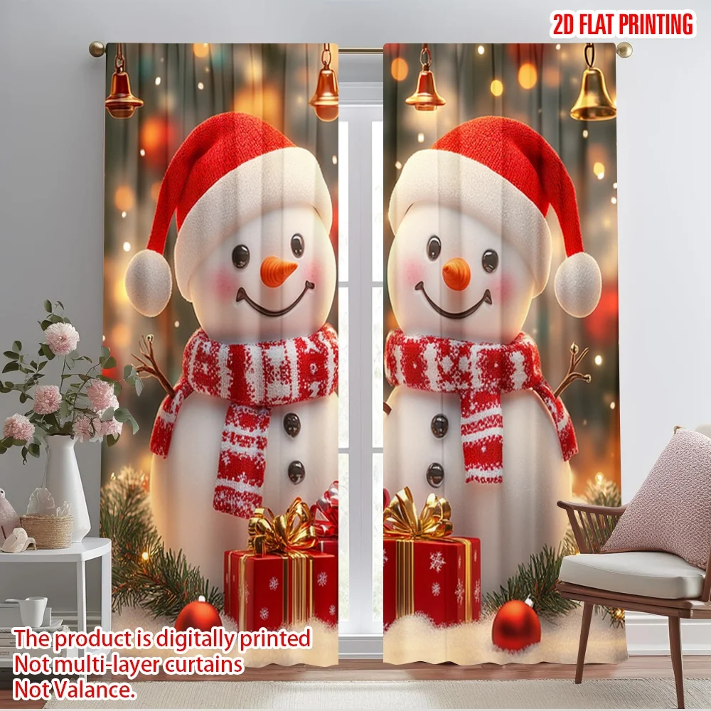 2pcs,2D plane printing Curtain Fabric Cute Snowmen Christmas Gifts (3) Polyester Easy Install (without rod) Decorations Outdoor
2pcs,2D plane printing Curtain Fabric Cute Snowmen Christmas Gifts (3) Polyester Easy Install (without rod) Decorations Outdoor