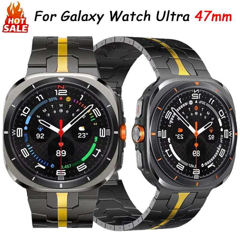 Magnetic Luxury Stainless Steel Metal Strap For Samsung Galaxy Watch Ultra 47mm classic Bracelet Wristband Galaxy Watch Ultra
Magnetic Luxury Stainless Steel Metal Strap For Samsung Galaxy Watch Ultra 47mm classic Bracelet Wristband Galaxy Watch Ultra