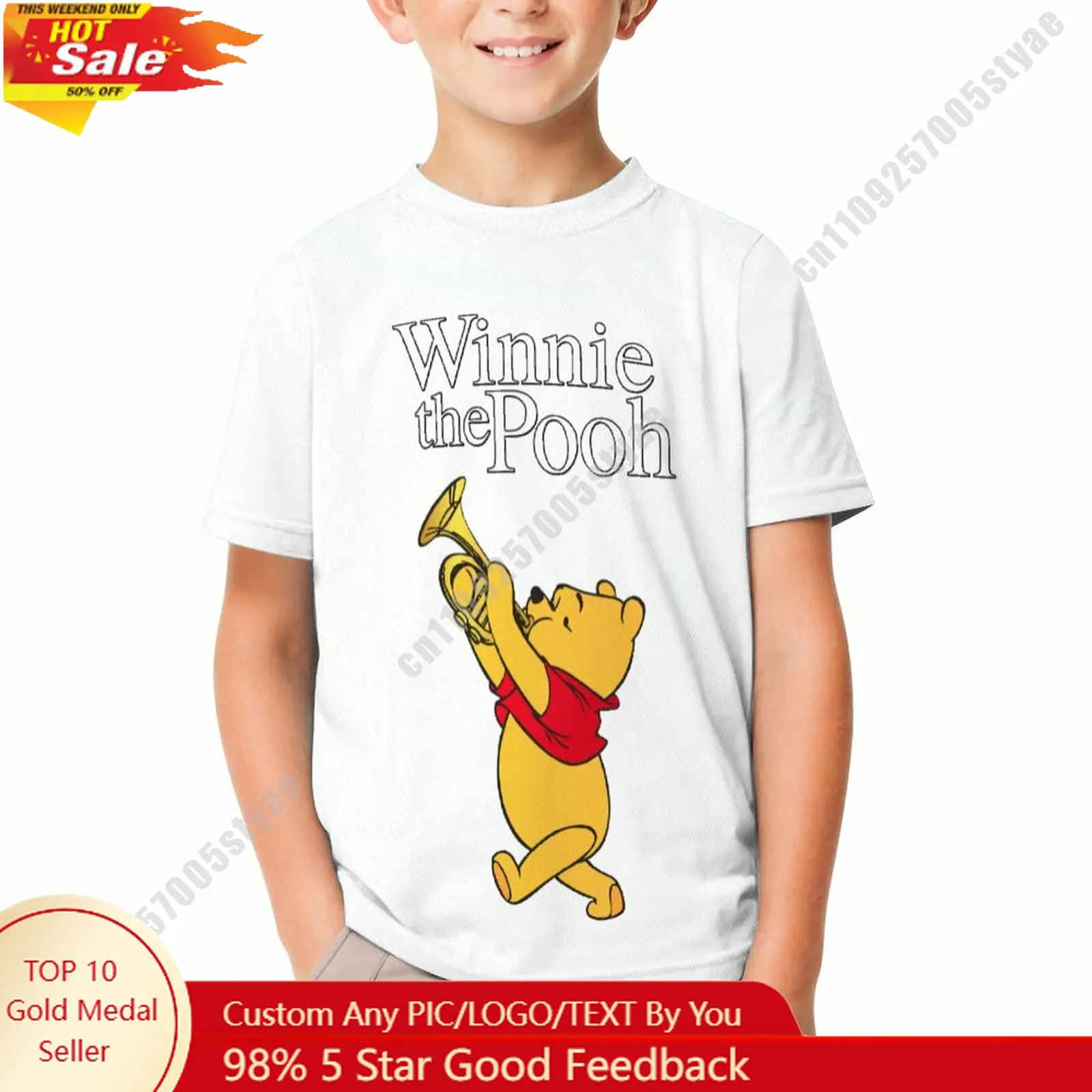 Winnie The Pooh T Shirt Disney Boy Girl Custom Short Sleeve Top Breathable Soft Casual Cotton Print Summer Crew Neck Child Tee
Winnie The Pooh T Shirt Disney Boy Girl Custom Short Sleeve Top Breathable Soft Casual Cotton Print Summer Crew Neck Child Tee