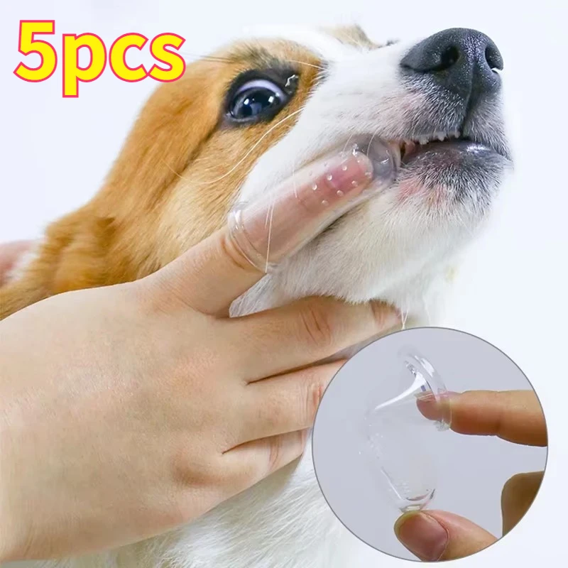 5pcs Super Soft Pet Finger Toothbrush Teddy Dog Brush Bad Breath Tartar Teeth Tool Dog Cat Cleaning Pet Supplies
5pcs Super Soft Pet Finger Toothbrush Teddy Dog Brush Bad Breath Tartar Teeth Tool Dog Cat Cleaning Pet Supplies