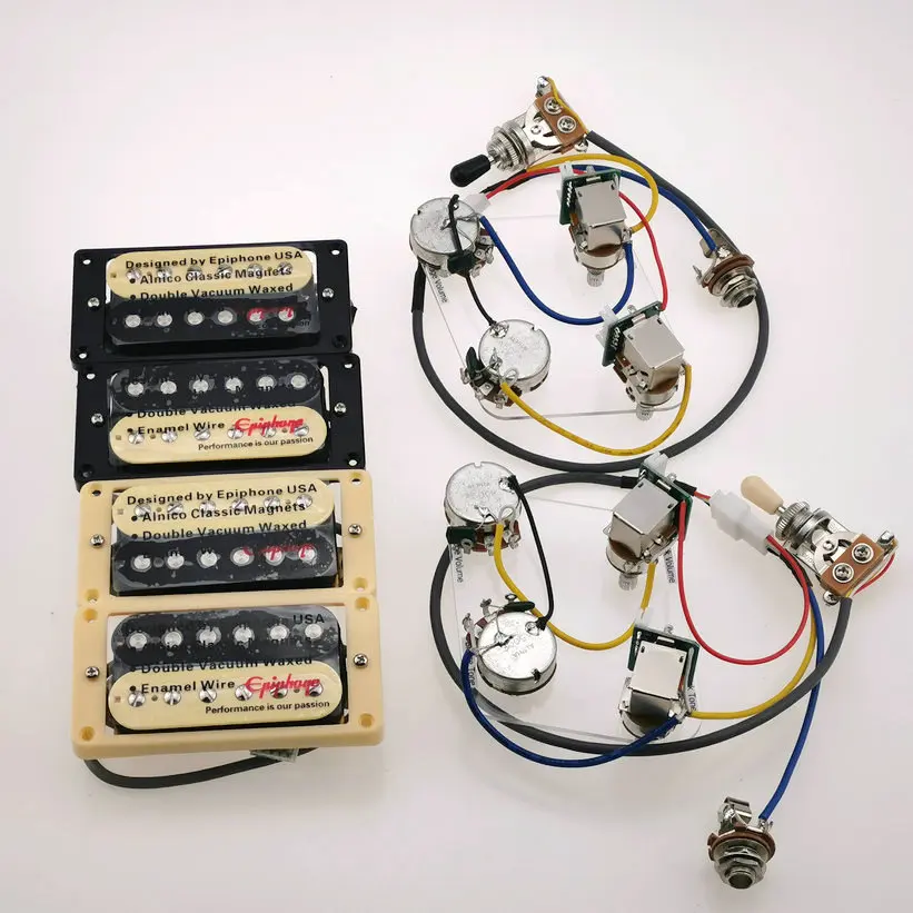 Humbucker Pickups Guitar Pickups LP Standard 4C with Pro Wiring Harness In Stock
Humbucker Pickups Guitar Pickups LP Standard 4C with Pro Wiring Harness In Stock