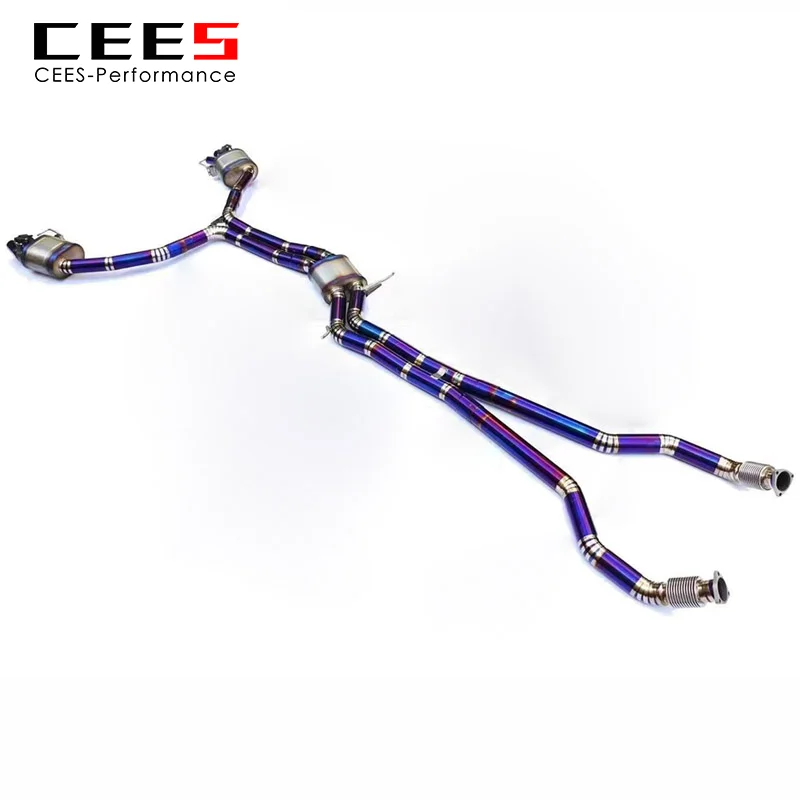 CEES Catback Exhaust for AUDI RS6 4.0T 2013-2018 Titanium Alloy Vavle Muffler Exhaust System Exhaust Valve Control Echappement
CEES Catback Exhaust for AUDI RS6 4.0T 2013-2018 Titanium Alloy Vavle Muffler Exhaust System Exhaust Valve Control Echappement