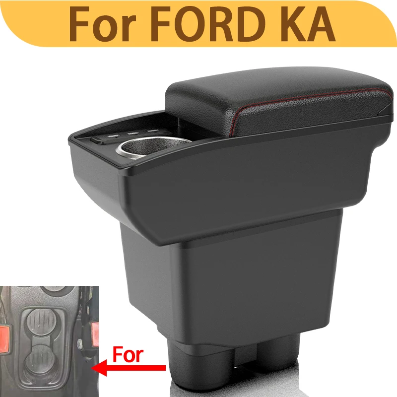For Ford KA 2019 car interior upgrade, multi-functional center console cup holder storage box USB car accessories elbow rest
For Ford KA 2019 car interior upgrade, multi-functional center console cup holder storage box USB car accessories elbow rest