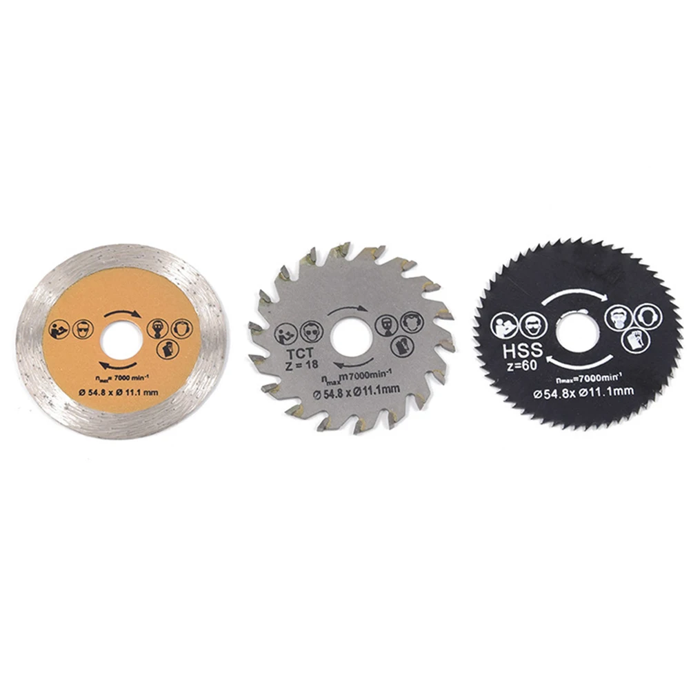 3Pcs Alloy Saw Blade 54.8mm Circular Disc for Woodworking High Speed Steel Rotary Tool Precision Cutting
3Pcs Alloy Saw Blade 54.8mm Circular Disc for Woodworking High Speed Steel Rotary Tool Precision Cutting