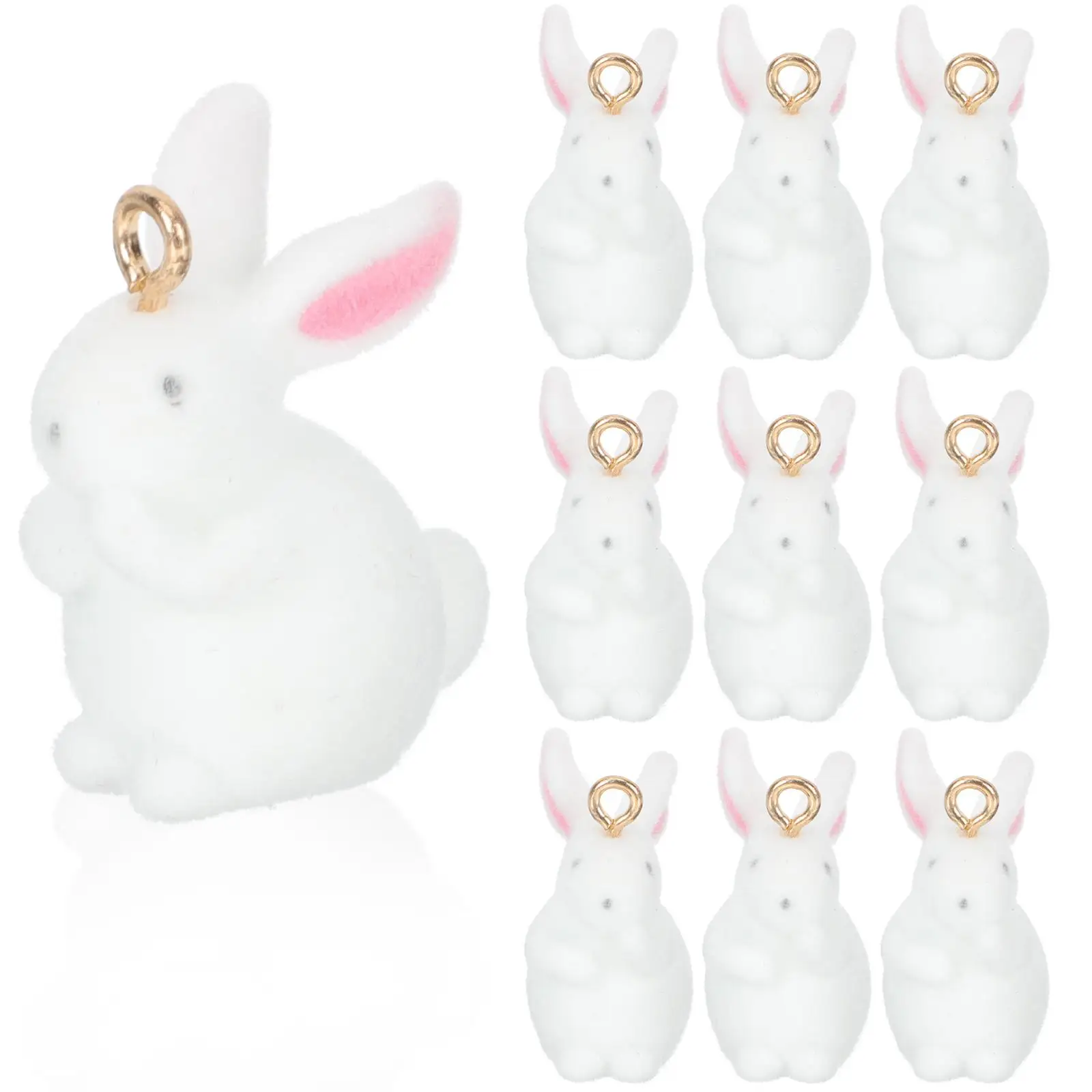 10 Pcs Locket DIY Rabbit Ornaments Necklace Decor Charms Bracelet Making Accessory Bunny Jewelry Pendants Girl
10 Pcs Locket DIY Rabbit Ornaments Necklace Decor Charms Bracelet Making Accessory Bunny Jewelry Pendants Girl