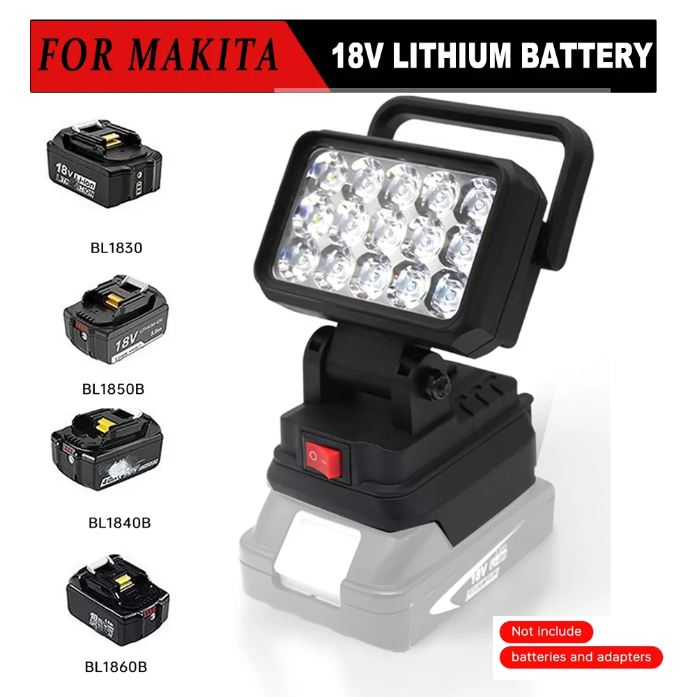 Для Makita 15 бусин 18 В литий-ионный аккумулятор аксессуар светодиодный рабочий фонарь фонарик фонарь кемпинг аварийное освещение прожектор
Для Makita 15 бусин 18 В литий-ионный аккумулятор аксессуар светодиодный рабочий фонарь фонарик фонарь кемпинг аварийное освещение прожектор