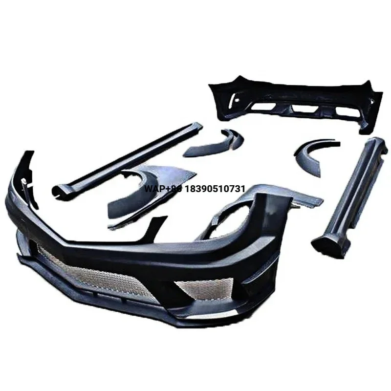 Fiberglass Front Rear Bumper Side Skirts Fenders Canard Hood Black Series Wide Body Kit for C-CLASS W204 C63
Fiberglass Front Rear Bumper Side Skirts Fenders Canard Hood Black Series Wide Body Kit for C-CLASS W204 C63