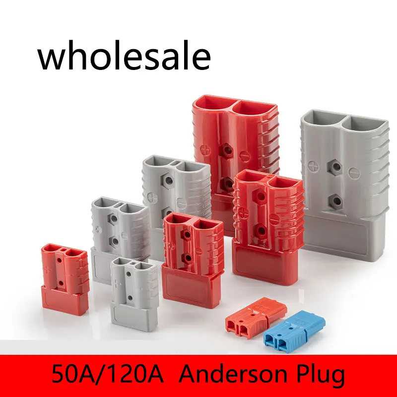 4Pcs/2Pairs Anderson Plug Battery Charging Plug Anderson Connectors Plug High Current Connector 50A/120A
4Pcs/2Pairs Anderson Plug Battery Charging Plug Anderson Connectors Plug High Current Connector 50A/120A