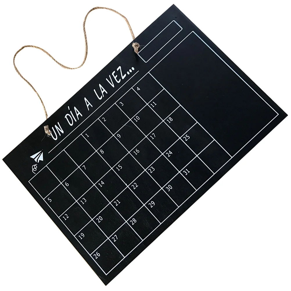 Wooden Calendar Blackboard Single-sided Message Board Kids Decor Erasable Reusable Hanging Signs Christmas Cafe Weddings Party
Wooden Calendar Blackboard Single-sided Message Board Kids Decor Erasable Reusable Hanging Signs Christmas Cafe Weddings Party