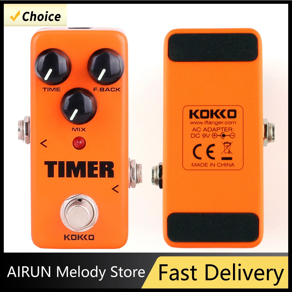 KOKKO FDD2 Timer Electric Guitar Effect Pedal Timer Classic Digital Delay Effect True Bypass Pedal Electric Guitarra Accessory 
KOKKO FDD2 Timer Electric Guitar Effect Pedal Timer Classic Digital Delay Effect True Bypass Pedal Electric Guitarra Accessory