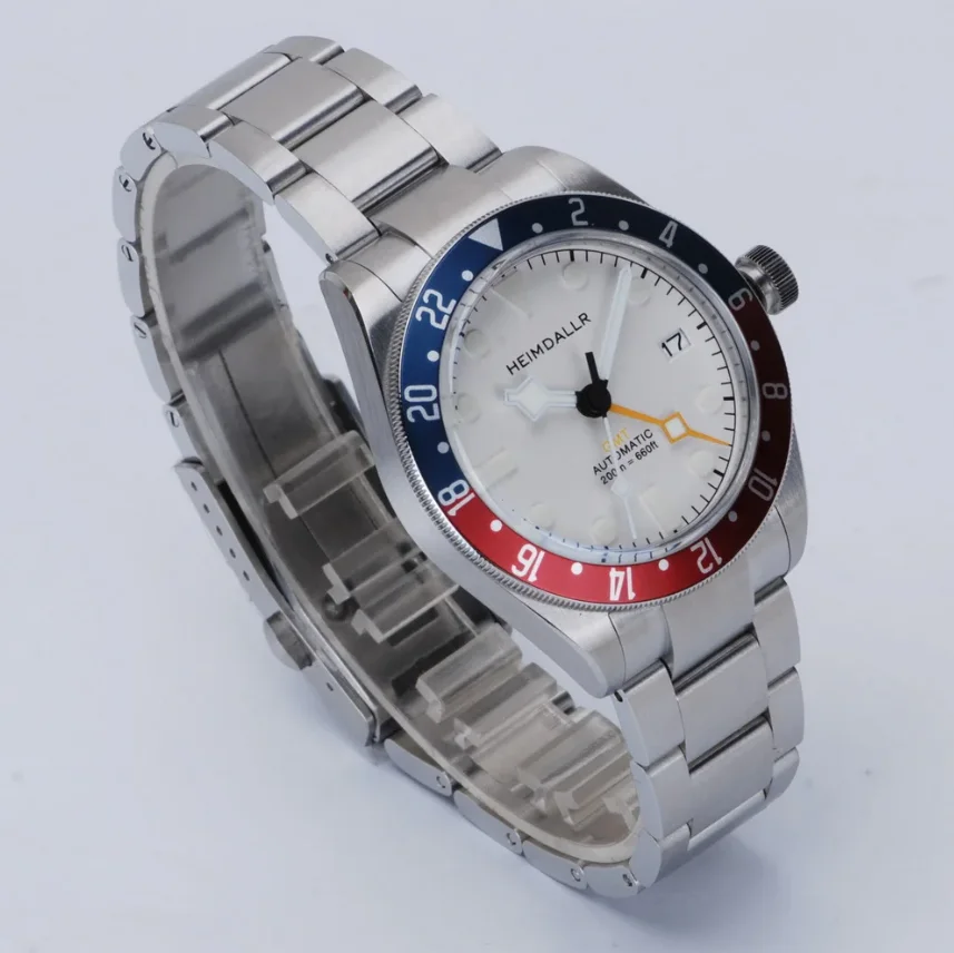 Мужские автоматические часы Heimdallr GMT, 42,3 мм, механические наручные часы, 20 бар, водонепроницаемые, светящиеся, с двунаправленным вращением, безель Cola, NH34
Мужские автоматические часы Heimdallr GMT, 42,3 мм, механические наручные часы, 20 бар, водонепроницаемые, светящиеся, с двунаправленным вращением, безель Cola, NH34