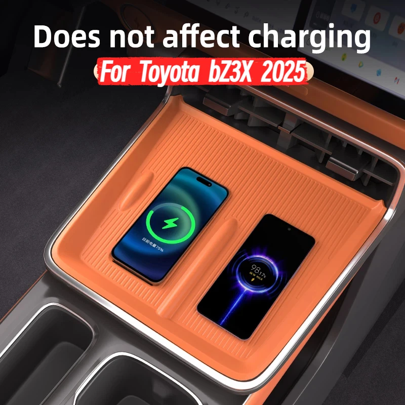 For Toyota bZ3X 2025 Wireless Charger Silicone Mat, Custom Anti-Slip Phone Pad, OEM Color Protective Cover Car Accessories
For Toyota bZ3X 2025 Wireless Charger Silicone Mat, Custom Anti-Slip Phone Pad, OEM Color Protective Cover Car Accessories
