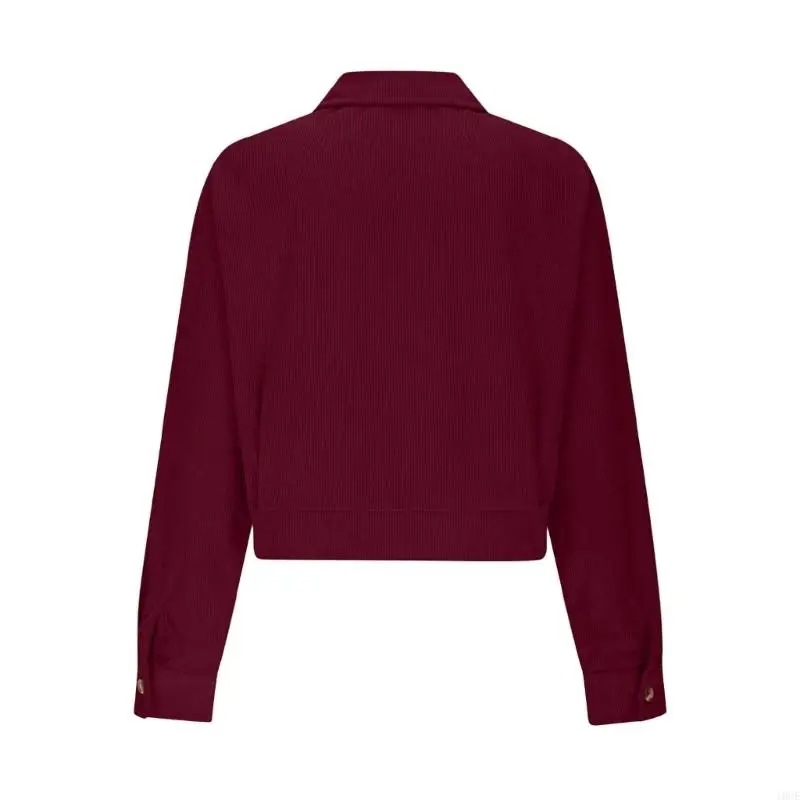 Women's Cropped Button-Down Corduroy Cropped Casual Long Sleeve Cropped Top
Women's Cropped Button-Down Corduroy Cropped Casual Long Sleeve Cropped Top