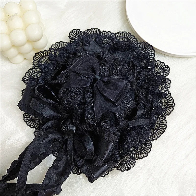 Original Lace Lolita Bow Handmade Gothic Dark hair accessories for woman fascinator hats Hair clip Headband elegant small hats
Original Lace Lolita Bow Handmade Gothic Dark hair accessories for woman fascinator hats Hair clip Headband elegant small hats