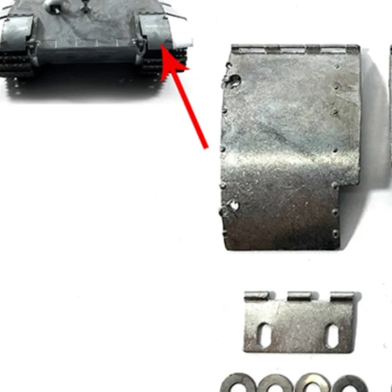 Аксессуары MATO для радиоуправляемых моделей: Металлический передний брызговик для танка King Tiger (1/16, немецкий), MT236, винты TH17963
Аксессуары MATO для радиоуправляемых моделей: Металлический передний брызговик для танка King Tiger (1/16, немецкий), MT236, винты TH17963