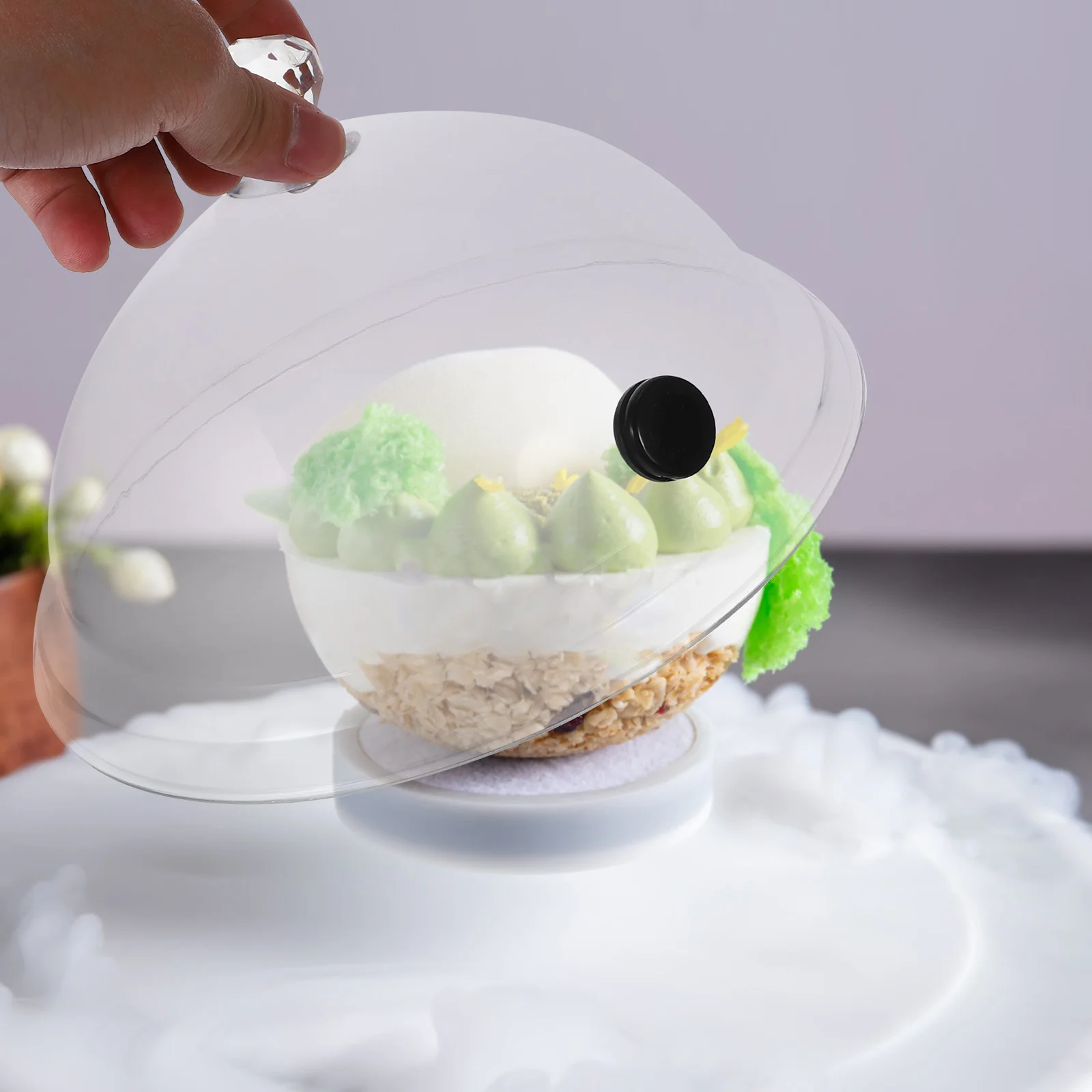 2pcs Smoke Cover Medium Dessert Snack Food Grade Heat Resistant Acrylic PC Western Cuisine Kitchen Barware for Cooking
2pcs Smoke Cover Medium Dessert Snack Food Grade Heat Resistant Acrylic PC Western Cuisine Kitchen Barware for Cooking