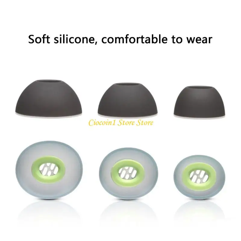 A3PC 4Pair AntiSlip Silicone Tip for Buds 2 Ear Tip Buds Eartip
A3PC 4Pair AntiSlip Silicone Tip for Buds 2 Ear Tip Buds Eartip