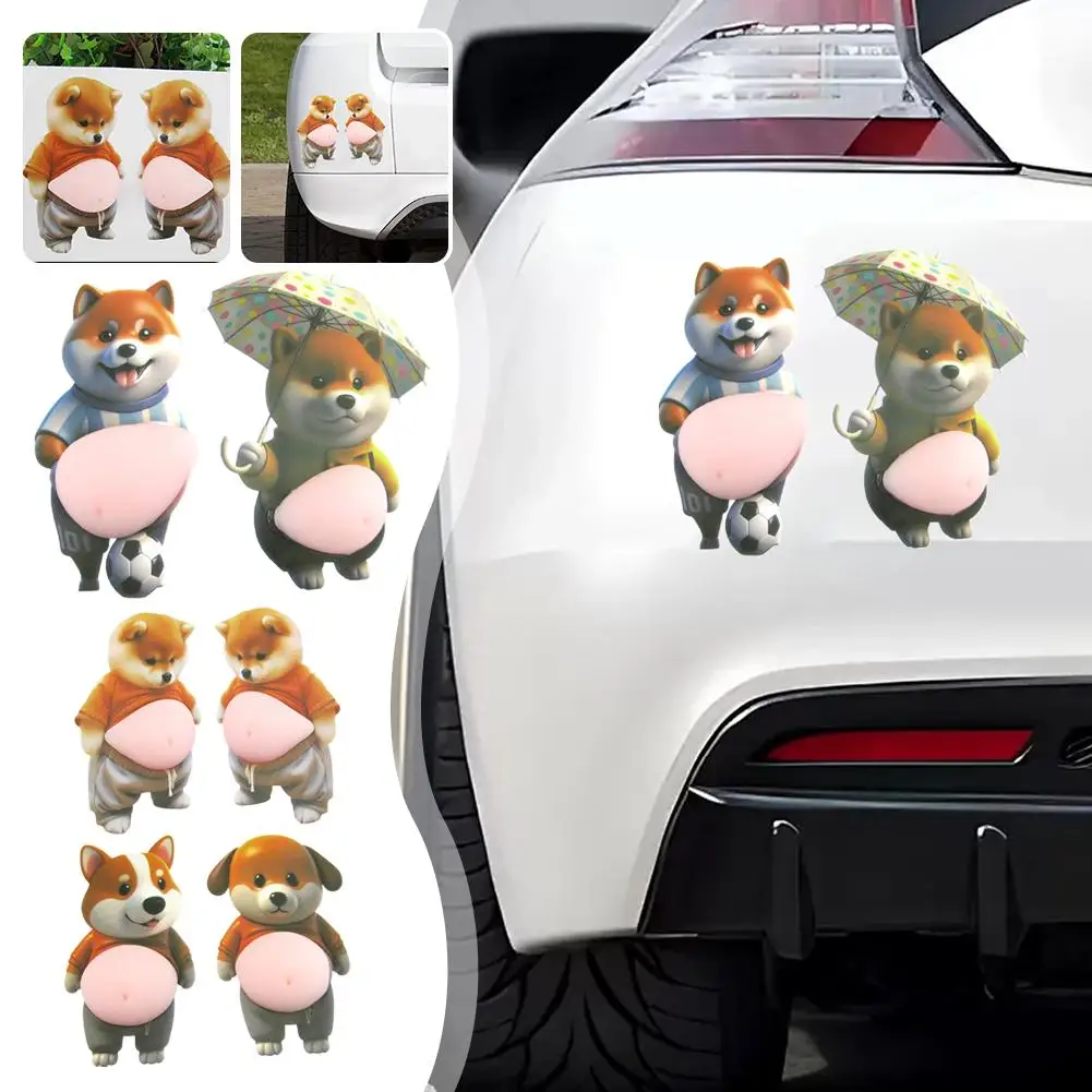 3D Shiba Inu & Corgi Belly Car Decal - Super Soft Silicone Anti-Bump Home Decor Twistable Fun Puppy Bumper Sticker
3D Shiba Inu & Corgi Belly Car Decal - Super Soft Silicone Anti-Bump Home Decor Twistable Fun Puppy Bumper Sticker