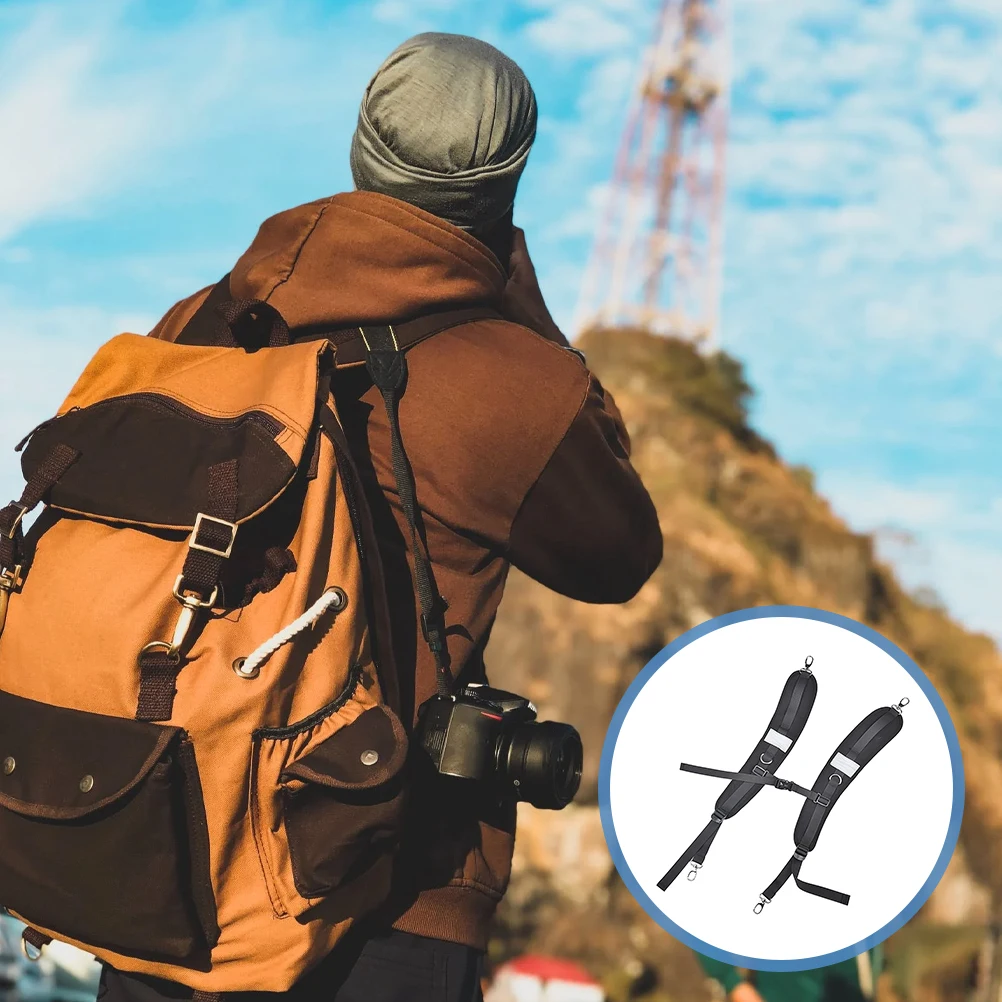 1 Pair Waterproof Bag Shoulder Strap Padded Adjustable Backpack Straps Replacement Outdoor Sports Neoprene
1 Pair Waterproof Bag Shoulder Strap Padded Adjustable Backpack Straps Replacement Outdoor Sports Neoprene
