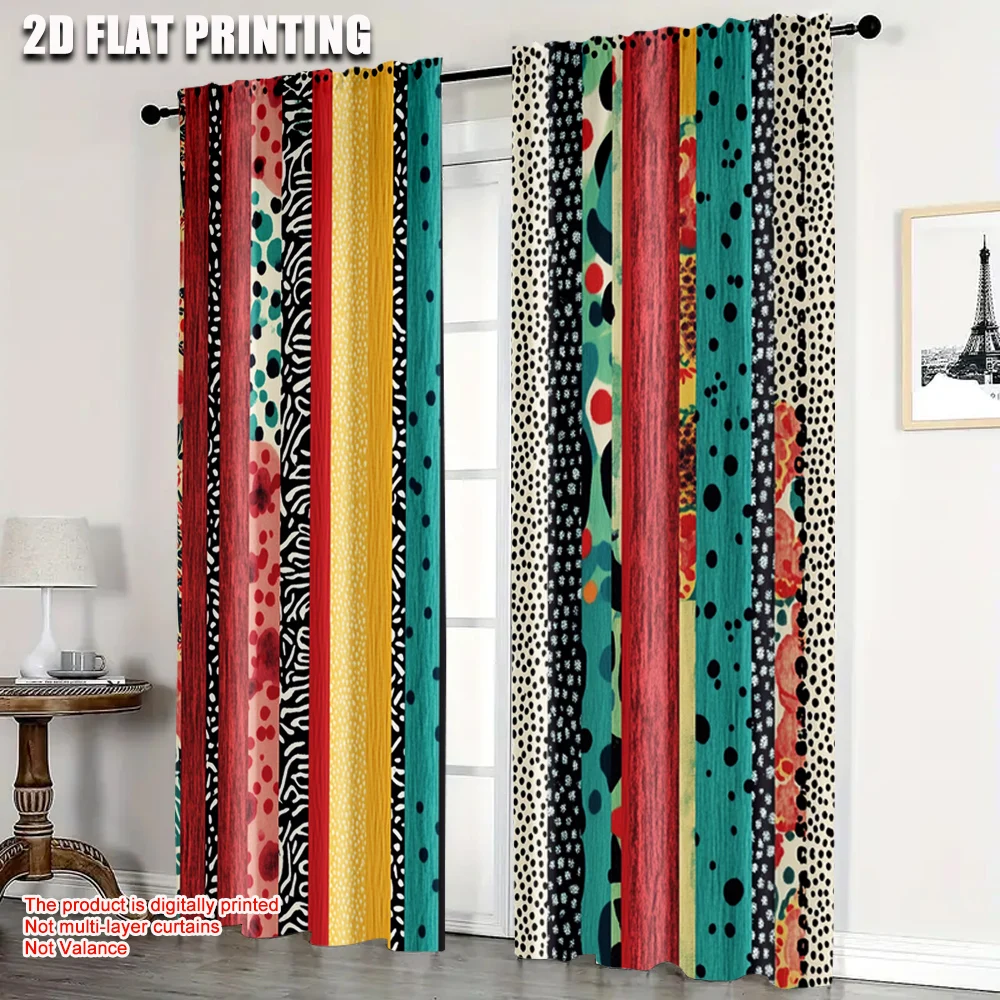 2pcs, Light Filtering Curtains 2D plane printing Abstract Patterns with Floral Versatile 100% Polyester (without rod) Versatile
2pcs, Light Filtering Curtains 2D plane printing Abstract Patterns with Floral Versatile 100% Polyester (without rod) Versatile