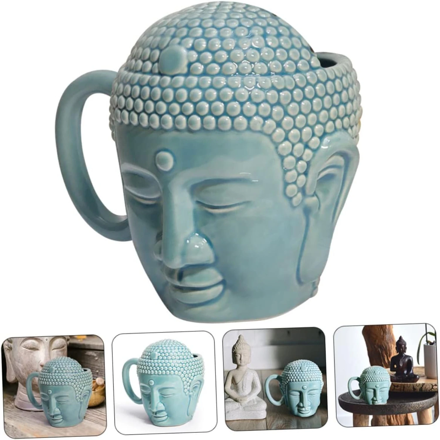 Exquisite Elegant Serene Buddha Ceramic Tea Set - Handcrafted Decorative Porcelain Coffee Mug with Tea Cups and Saucers - Elegan
Exquisite Elegant Serene Buddha Ceramic Tea Set - Handcrafted Decorative Porcelain Coffee Mug with Tea Cups and Saucers - Elegan