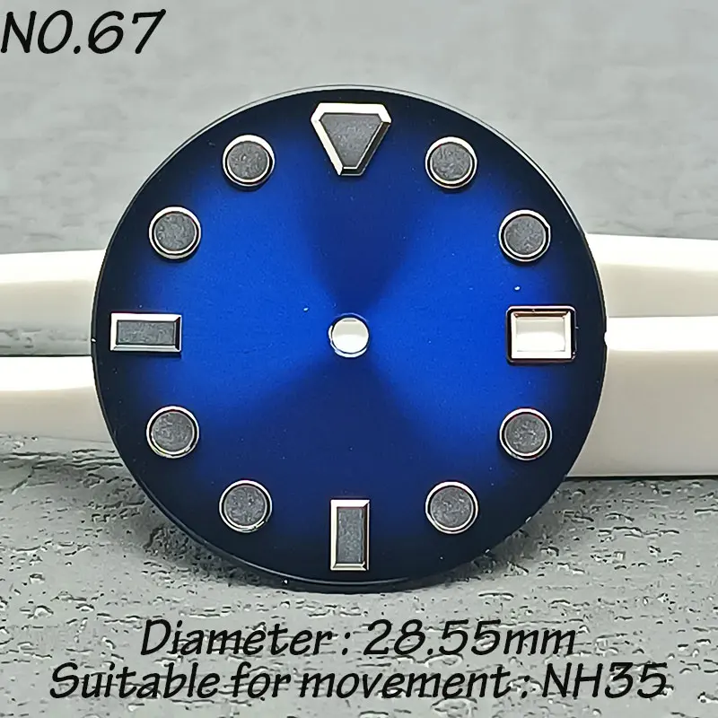 28.5mm enamel glossy dial with NH35 movement dial suitable for 36mm 40mm watch case installation accessories C3 green lume2
28.5mm enamel glossy dial with NH35 movement dial suitable for 36mm 40mm watch case installation accessories C3 green lume2
